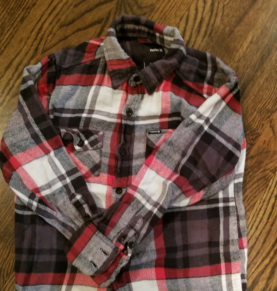 Flannel button down shirt